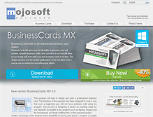 Tablet Screenshot of businesscards-mx.com